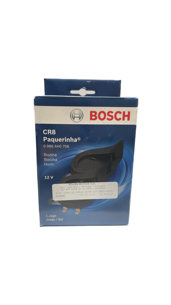 Pito caracol doble boch 12V bajo alto Repuestos Carros Vehiculos Costa Rica Automotrices